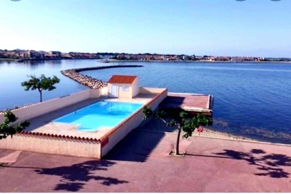 Residence Pointe Vermeille - Charmant Studio Cabine Avec Jolie Vue Sur Le Lac Marin Le Barcarès Zewnętrze zdjęcie